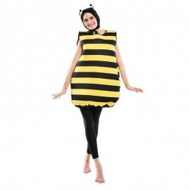 Costume abeille Adulte combinaison abeille Cosplay femme vue devant