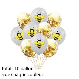 Ballons abeilles - modèle 3