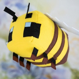 Peluche cubique ou l'abeille geek