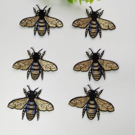 Lot de 6 patchs abeille pour la décoration intérieure