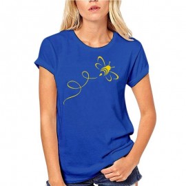T-Shirt Abeille pour femmes Bumble Bee Bleu