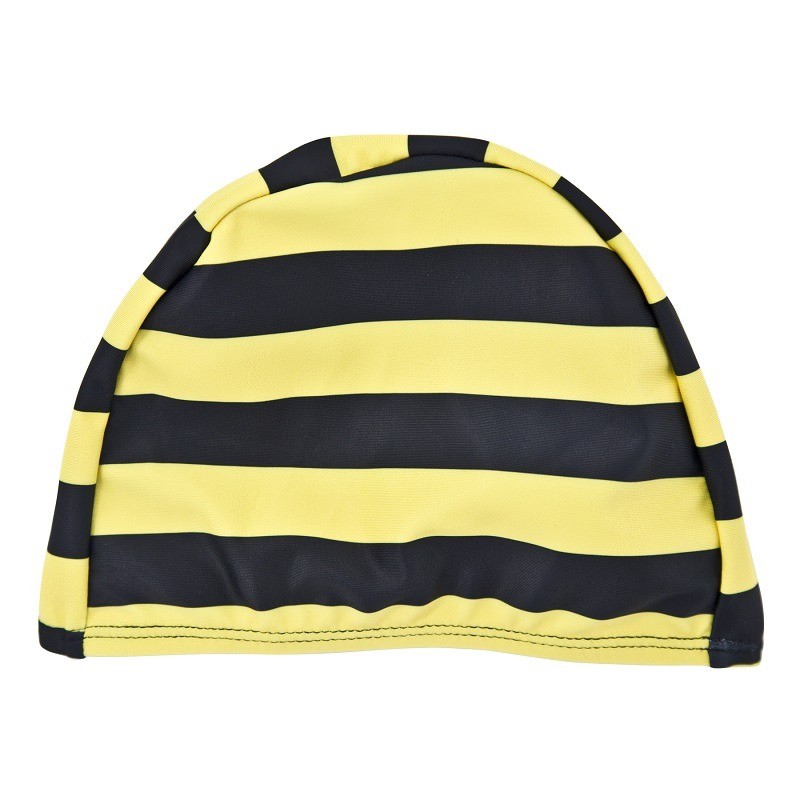 Bonnet de piscine Motif abeille pour enfants imprimé abeille jaune et noir