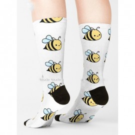 Chaussettes abeille  en coton pour homme vue arrière