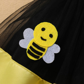 Robe Abeille avec tutu en tulle vue petite abeille