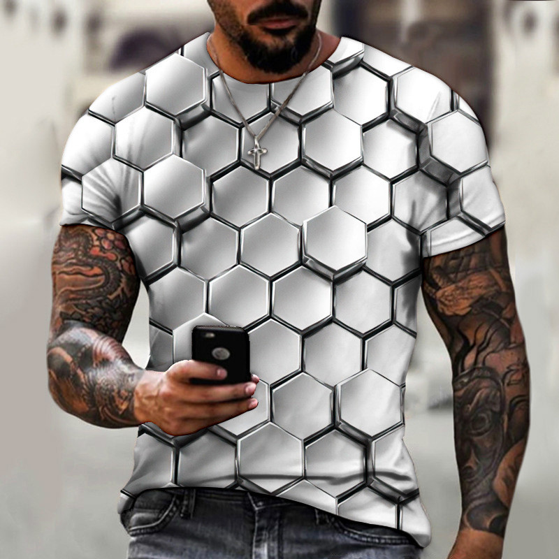 tshirt abeille - Des alvéoles armures sur son t-shirt - modèle 2