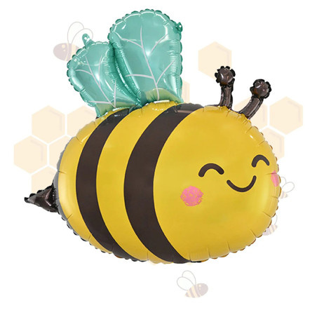 Ballon abeille kawai 65 x 81 cm