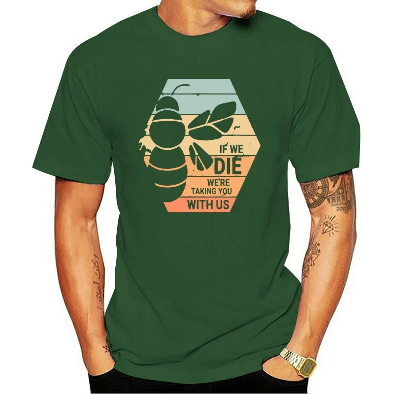 T-shirt if we die we taking you with us - vert