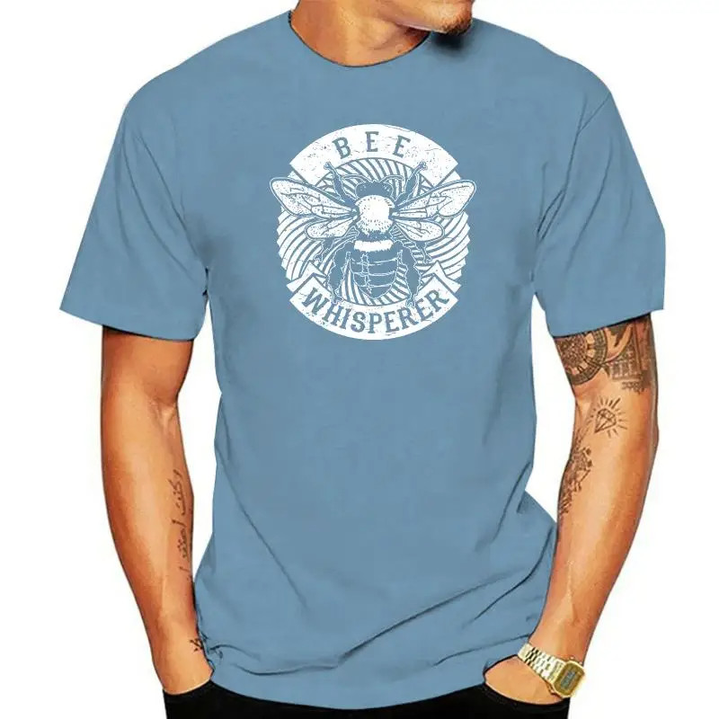 T-shirt Bee Whisperer romantique - bleu