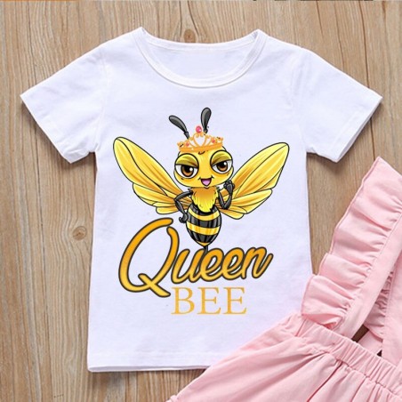 Tshirt Queen Bee Reine des Abeilles pour fille