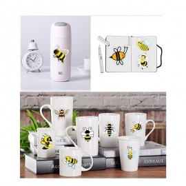 Lot d'autocollants abeille en PVC résistant à l'eau